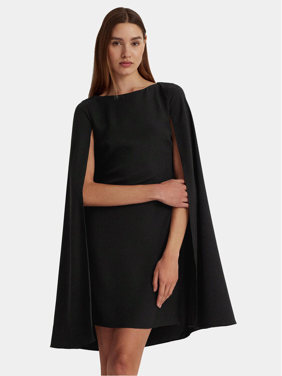 LAUREN RALPH LAUREN Kokteilinė suknelė · Juoda · Mini