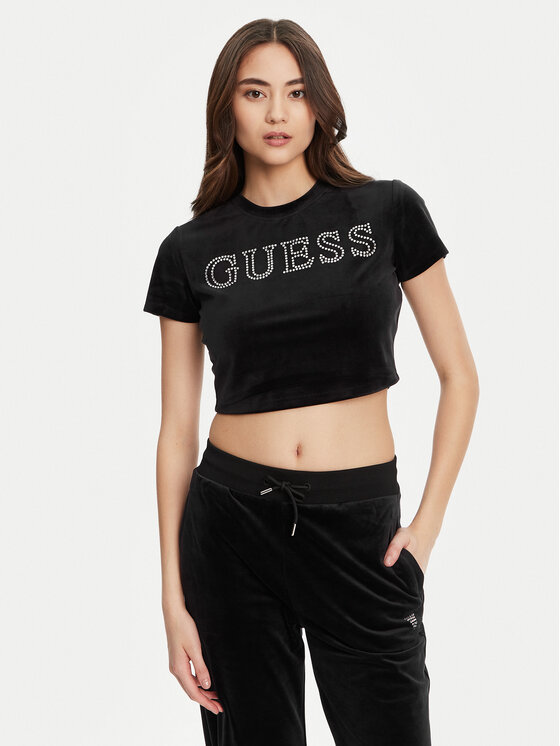 Guess Marškinėliai · Juoda