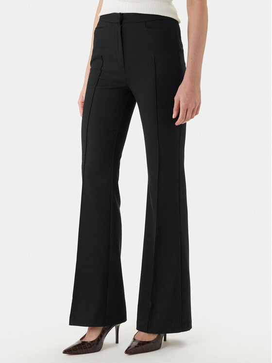 Morgan Medžiaginės kelnės · Tamsiai mėlyna · Regular Fit