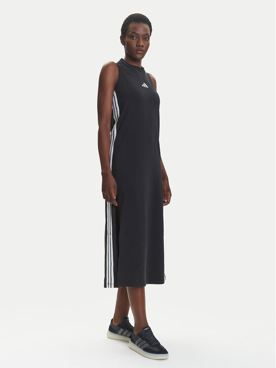 adidas Kasdieninė suknelė · Juoda · Midi