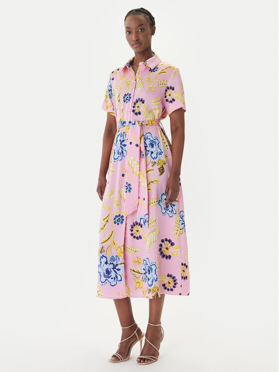 LOLA CASADEMUNT Marškinių tipo suknelė · Rožinė · Midi