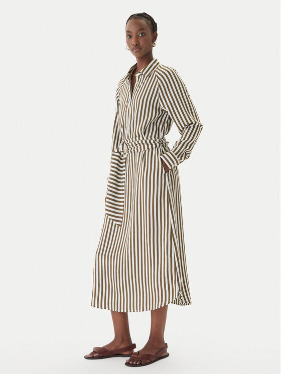 LOLA CASADEMUNT Marškinių tipo suknelė · Žalia · Midi