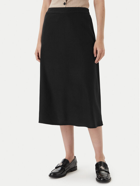 Vero Moda Midi sijonas · Juoda · Midi