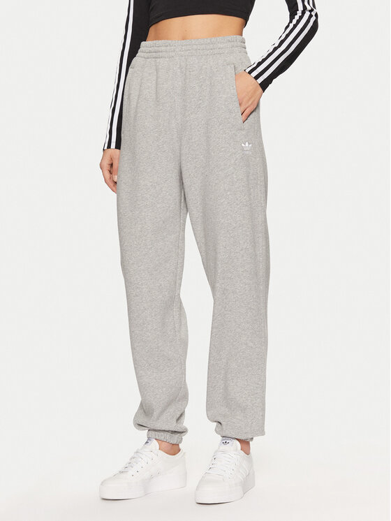 adidas Sportinės kelnės · Pilka · Relaxed Fit