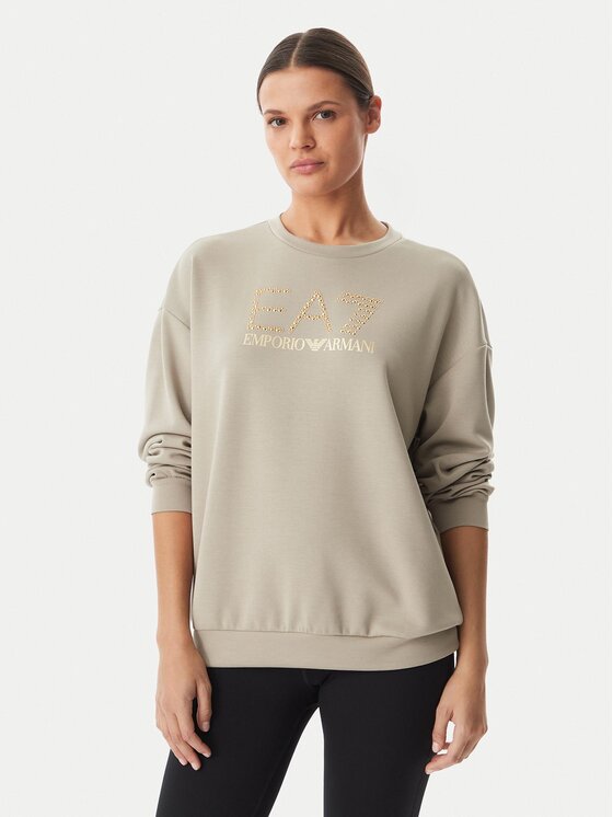 EA7 Emporio Armani Džemperis · Smėlio · Regular Fit