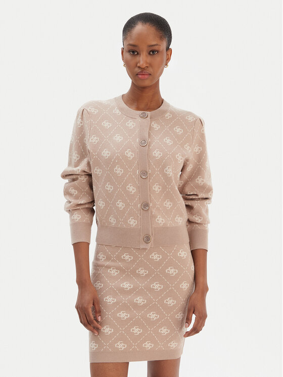 Guess Kardiganas · Smėlio · Regular Fit