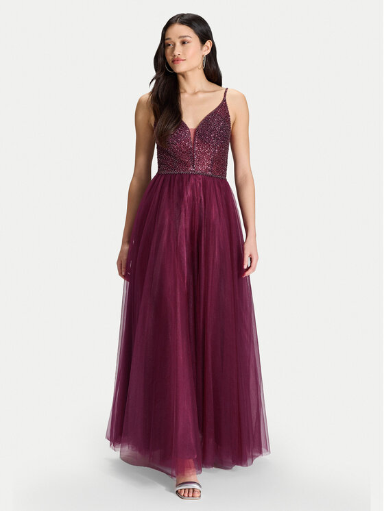 Hey Kyla Vakarinė suknelė · Vyšninė · Maksi