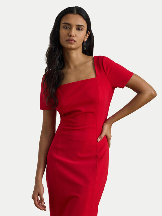 LAUREN RALPH LAUREN Kokteilinė suknelė · Raudona · Mini