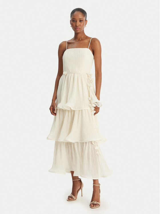 Guess Kokteilinė suknelė · Écru · Midi