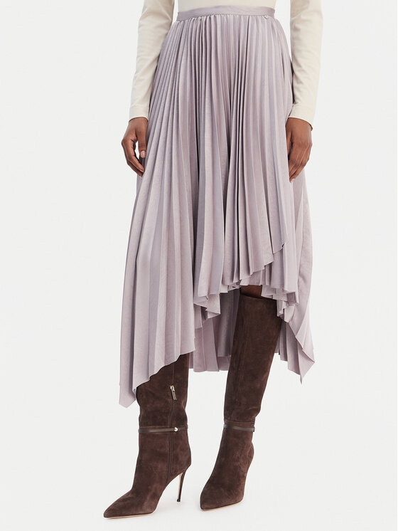 BOSS Plisuotas sijonas · Violetinė · Midi