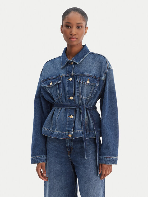 HUGO Džinsinė striukė · Mėlyna