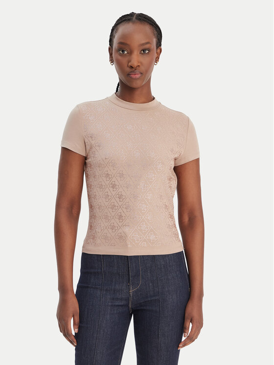 Guess Marškinėliai · Smėlio