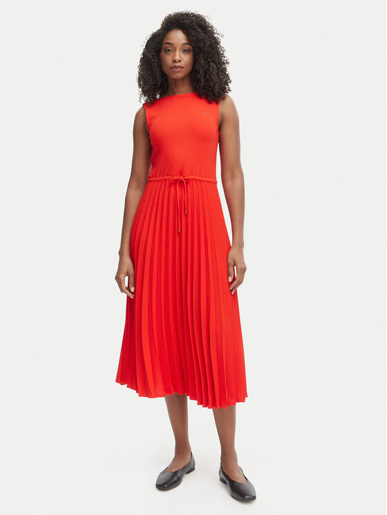 Tommy Hilfiger Kasdieninė suknelė · Raudona · Midi