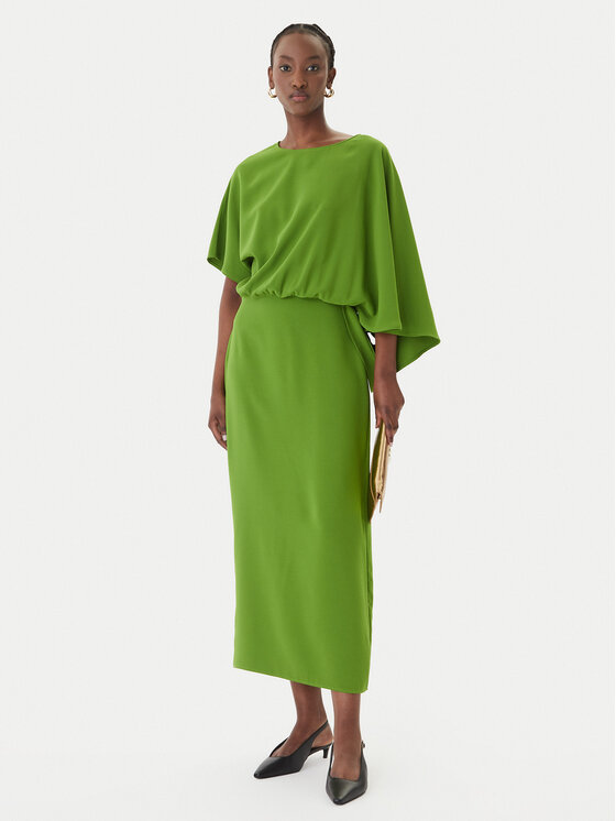 LOLA CASADEMUNT Vakarinė suknelė · Žalia · Midi