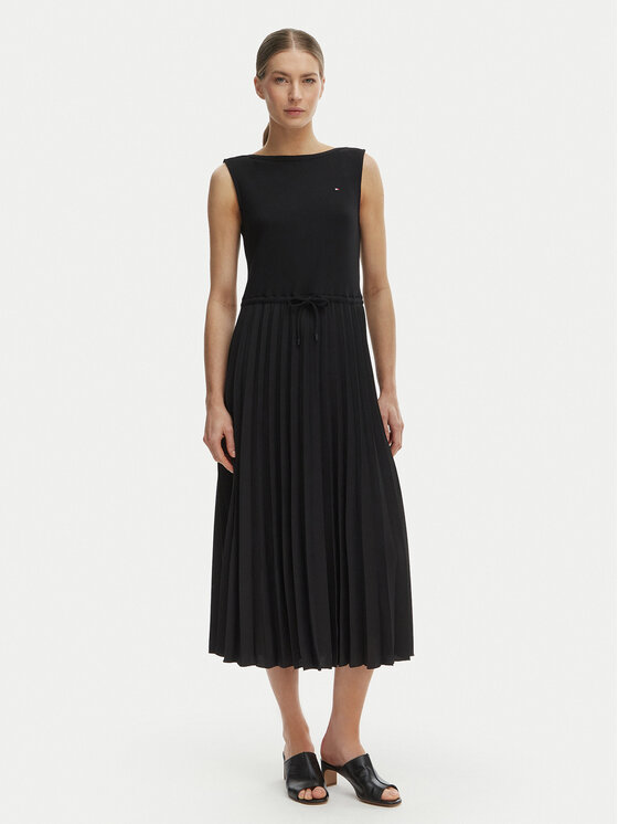 Tommy Hilfiger Kasdieninė suknelė · Juoda · Midi