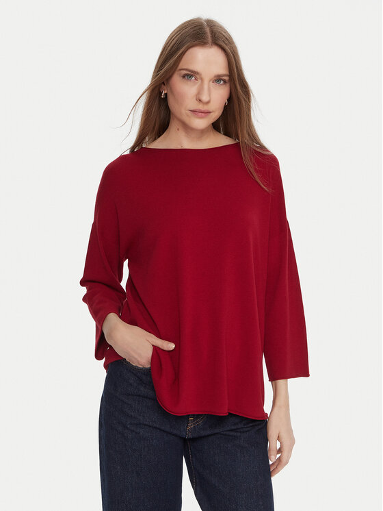 Kontatto Megztinis · Raudona · Regular Fit