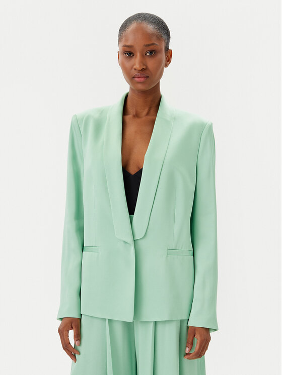 BOSS Švarkas · Žalia · Regular Fit