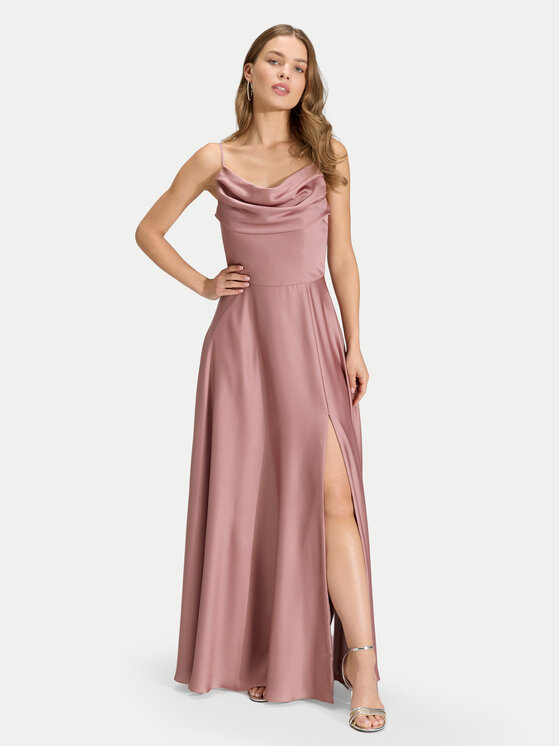 Swing Vakarinė suknelė · Rožinė · Maksi