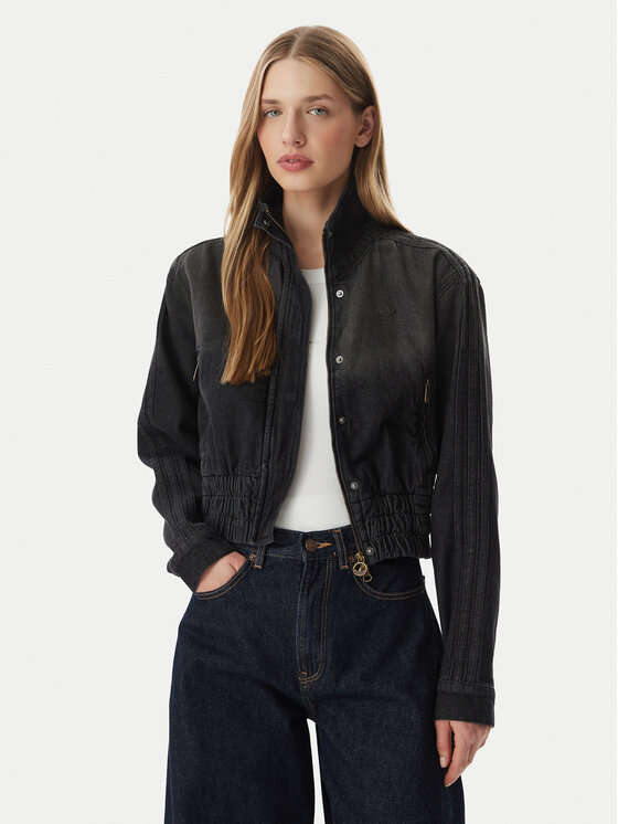 adidas Džinsinė striukė · Juoda