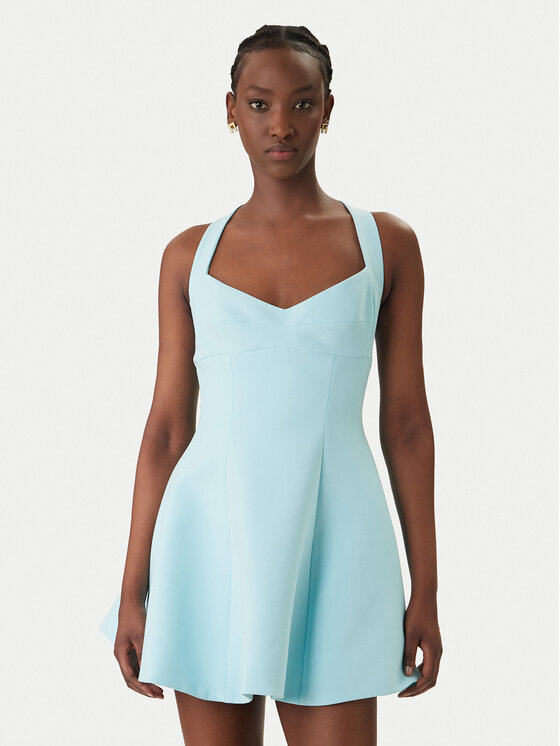 Bardot Kokteilinė suknelė · Žydra · Mini