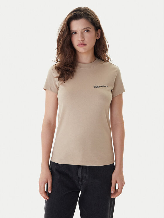 Karl Lagerfeld Jeans Marškinėliai · Žalia