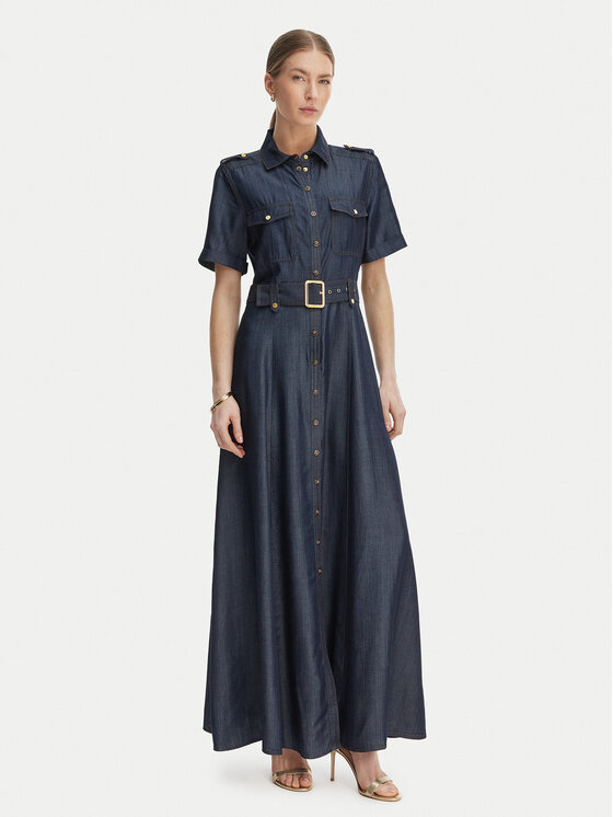 Marciano Guess Marškinių tipo suknelė · Tamsiai mėlyna · Maksi