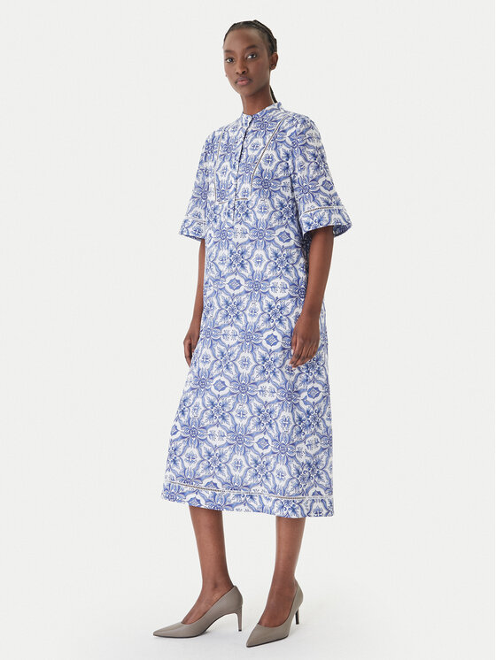 JOOP! Marškinių tipo suknelė · Mėlyna · Midi