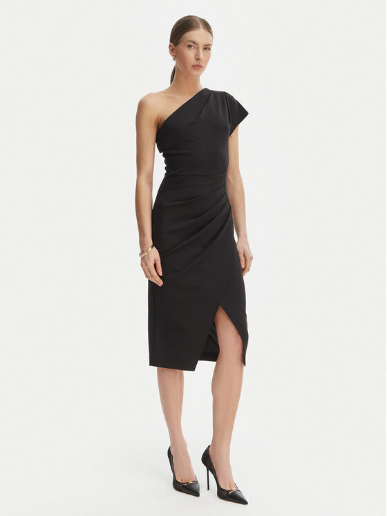 Rinascimento Kokteilinė suknelė · Juoda · Midi