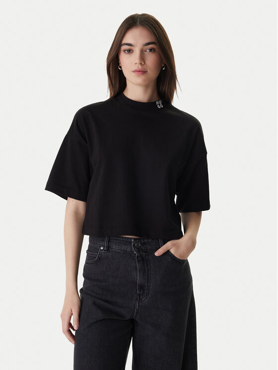 HUGO Marškinėliai · Juoda