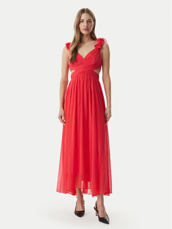 Morgan Vakarinė suknelė · Koralų · Maksi