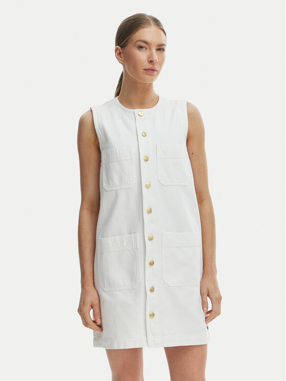 Tommy Hilfiger Kasdieninė suknelė · Balta · Mini