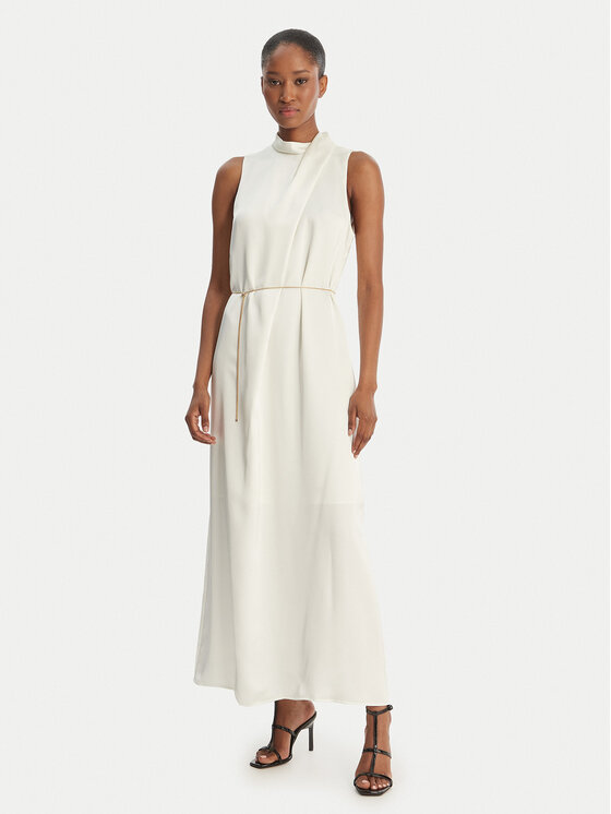 HUGO Kokteilinė suknelė · Écru · Maksi