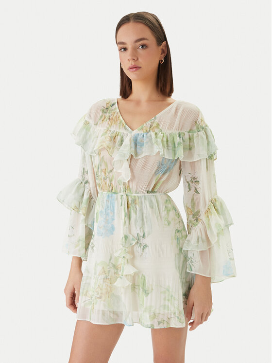 Guess Kokteilinė suknelė · Žalia · Mini