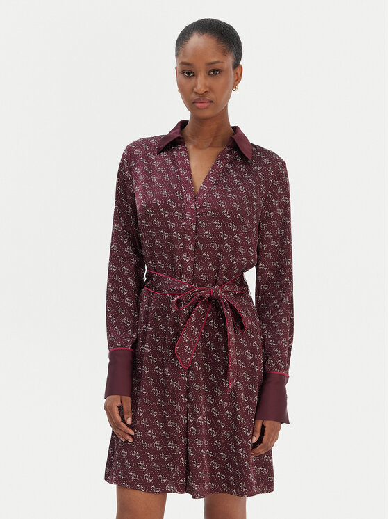 Guess Marškinių tipo suknelė · Vyšninė · Mini