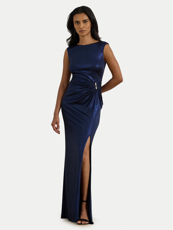 LAUREN RALPH LAUREN Vakarinė suknelė · Tamsiai mėlyna · Maksi