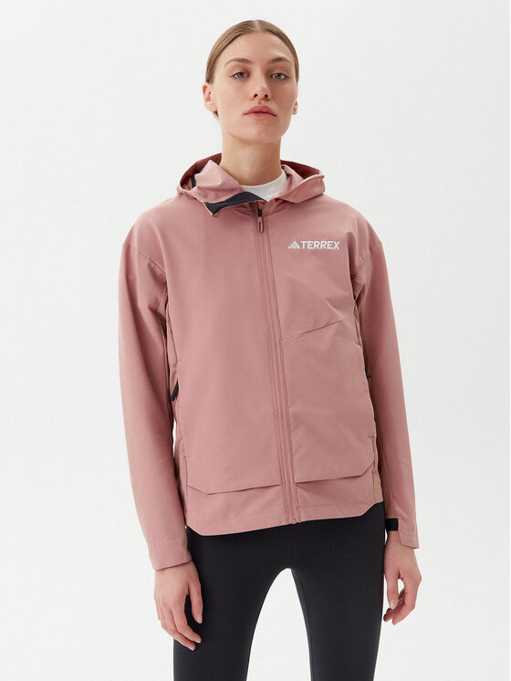 adidas Striukė softshell · Rožinė