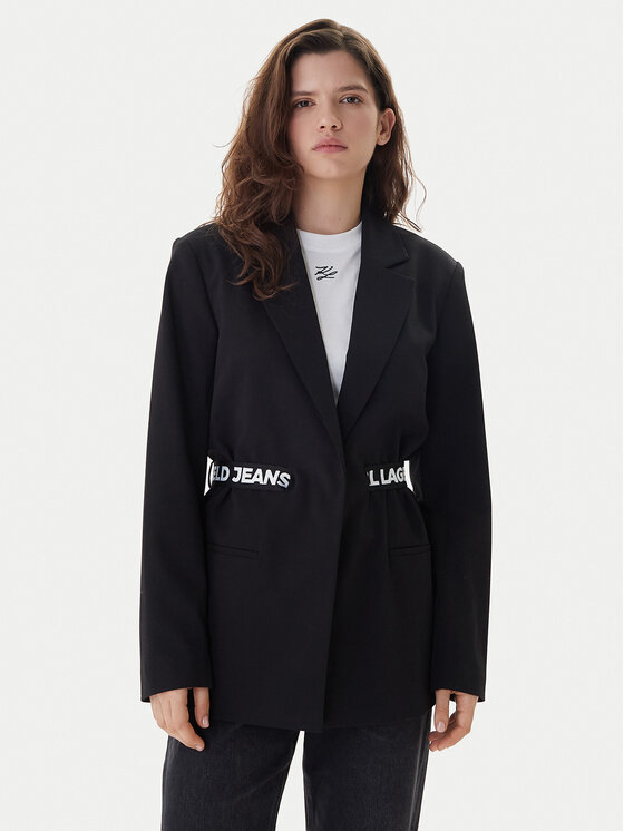 Karl Lagerfeld Jeans Švarkas · Juoda · Regular Fit