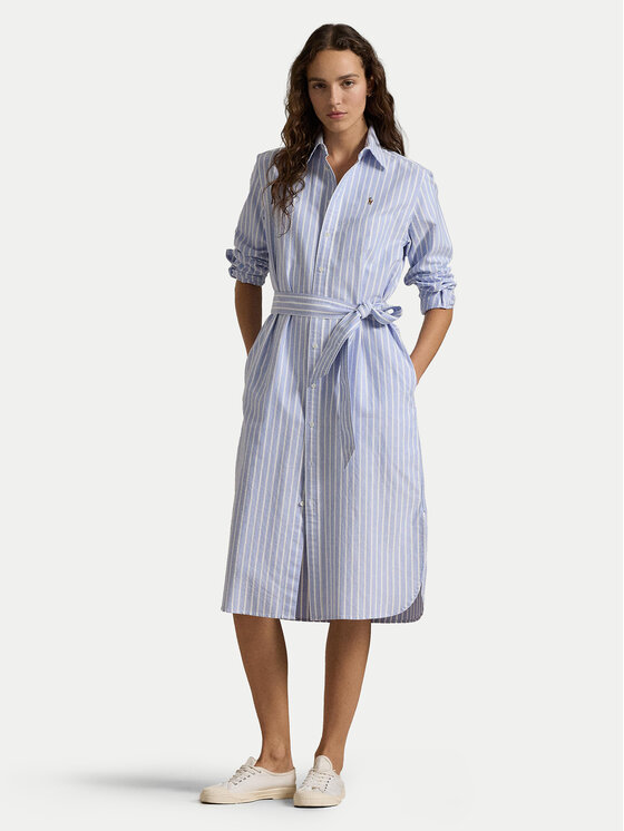 Polo Ralph Lauren Marškinių tipo suknelė · Žydra · Midi