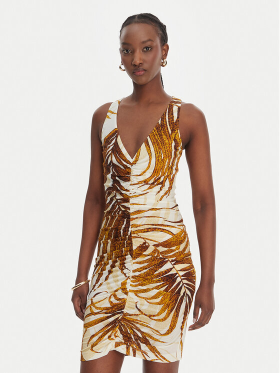 Just Cavalli Kokteilinė suknelė · Smėlio · Mini