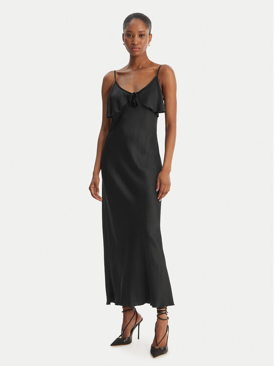 Fracomina Kokteilinė suknelė · Juoda · Midi