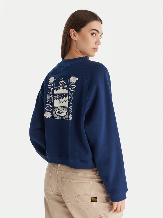 Quiksilver Džemperis · Tamsiai mėlyna · Regular Fit