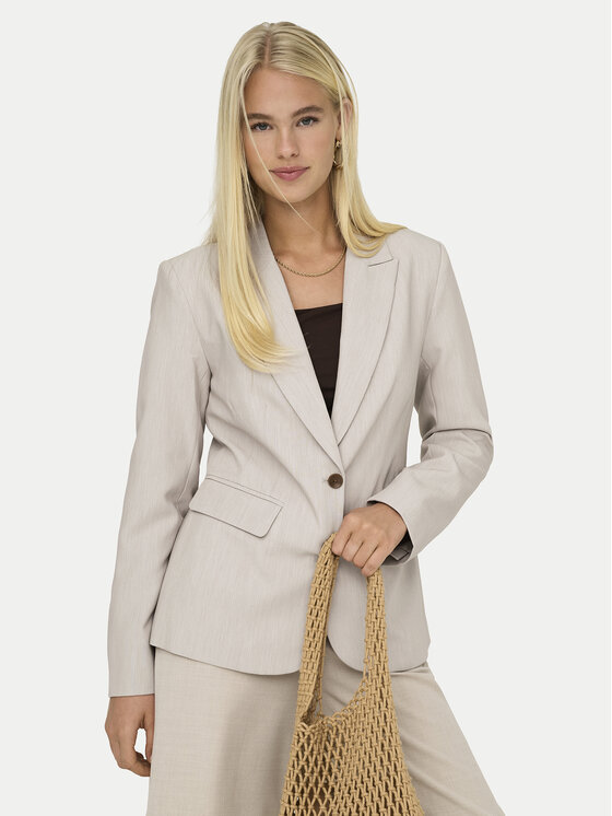 ONLY Švarkas · Smėlio · Slim Fit