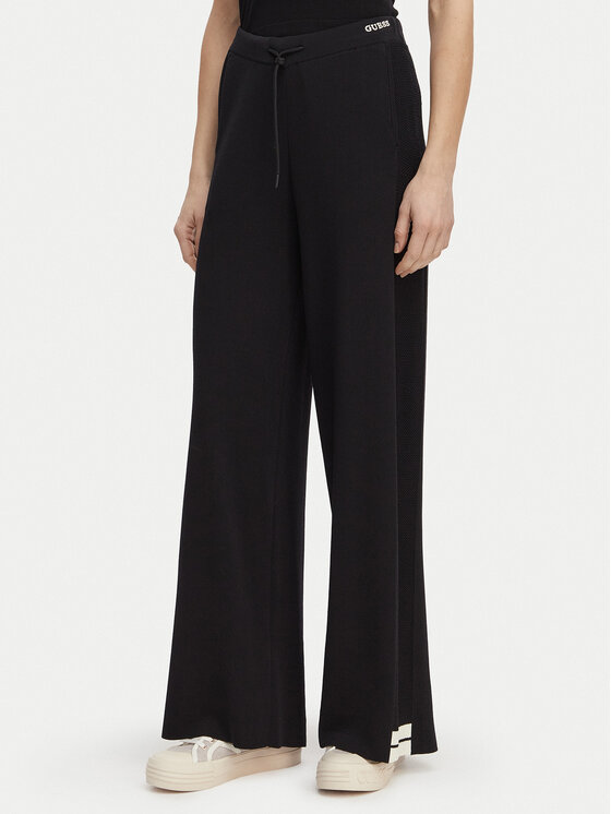 Guess Megztos kelnės · Juoda · Regular Fit