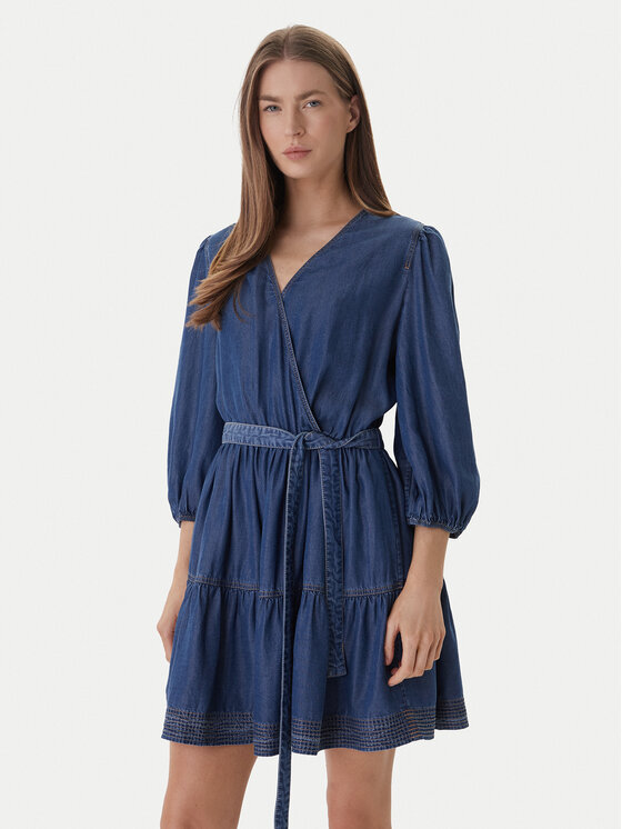 BOSS Džinsinė suknelė · Mėlyna · Mini