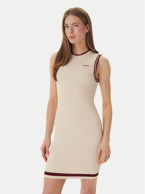 Guess Trikotažinė suknelė · Smėlio · Mini