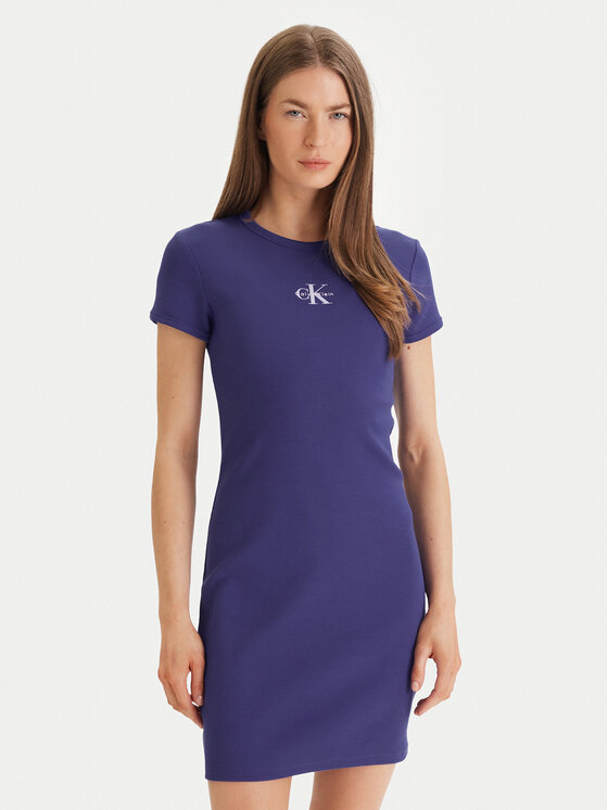 Calvin Klein Jeans Kasdieninė suknelė · Violetinė · Mini