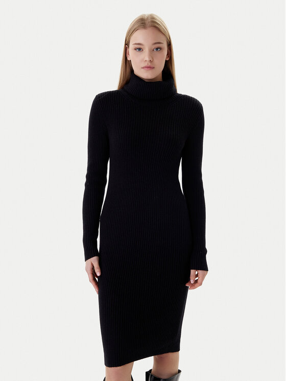 ONLY Trikotažinė suknelė · Juoda · Mini