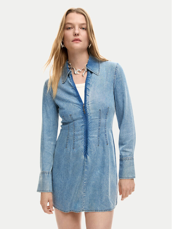 Desigual Džinsinė suknelė · Mėlyna · Mini