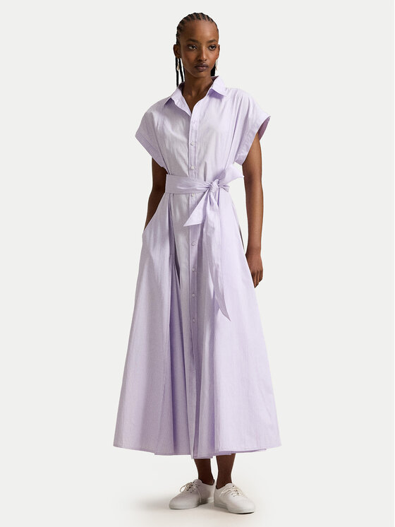 Polo Ralph Lauren Marškinių tipo suknelė · Violetinė · Midi
