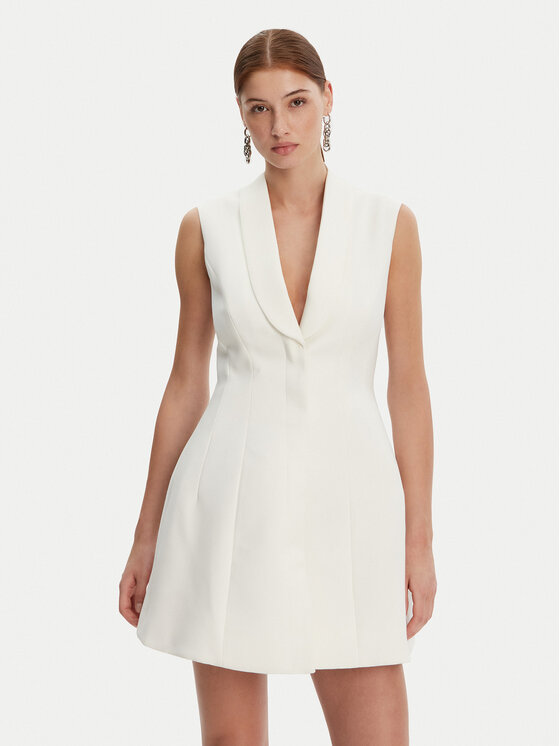 Bardot Kokteilinė suknelė · Écru · Mini